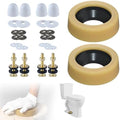2-Pack Universal Extra Thick Toilet Wax Ring, Toilet Ring by iFealClear
