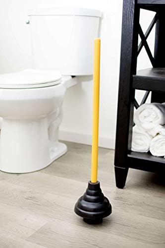 LDR 512 3410 Power Deluxe High Force Cup Ribbed Toilet Plunger - Image 7