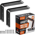 BATODA 8” Countertop Support Steel Brackets, Heavy Duty L Bracket by BATODA
