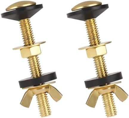 2Pcs Toliet Bolts Universal Toilet Tank to Bowl Bolts Kit Toilet Tank Bolts by Mozeat+Lens