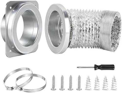Magnetic Dryer Vent Coupling Connector Kit, 4 Inch Flexible Dryer Vent by Unknown