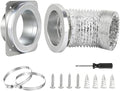 Magnetic Dryer Vent Coupling Connector Kit, 4 Inch Flexible Dryer Vent by Unknown