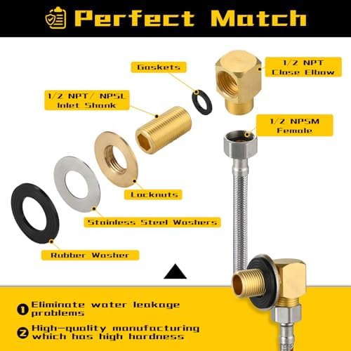 Commercial Faucet Installation Kit, Replacement T&S Brass B-0230-K Installation - Image 3