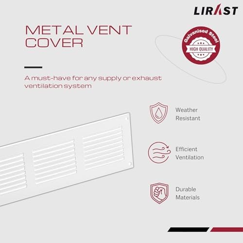 14x2 Vent Cover with Built-in Screen - Image 2