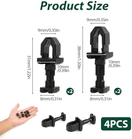 4 Pack RV Refrigerator Vent Clips Compatible - Image 2