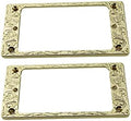 Guyker Metal Flat Humbucker Cover, Pickup Mounting Ring Set by guyker