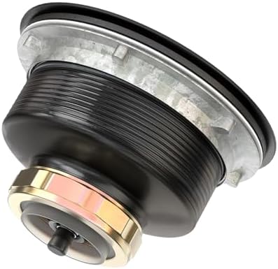 KONE Black Kitchen Sink Drain Matte Black Sink Strainer 3-1/2 Inch Drain - Image 3