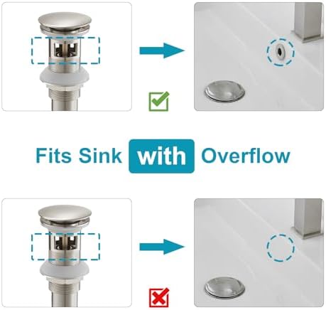 15/8" Bathroom Faucet Vessel Vanity Sink Pop up Drain Stopper Plug - Image 5