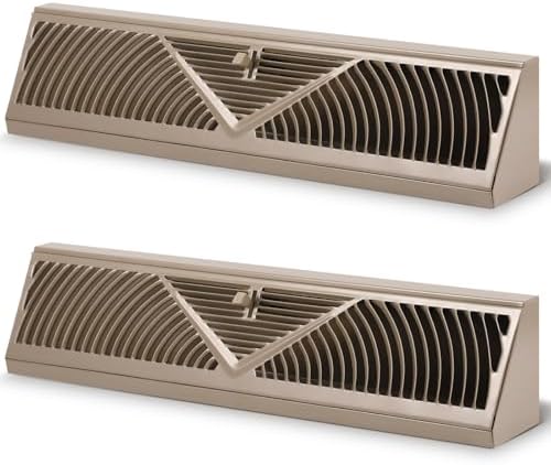Yaocom 2 Pack Baseboard Register Vent 24 Inch Air Vent Covers by Yaocom