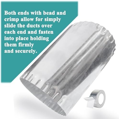 4” Vent Duct Extension Connector - Image 7