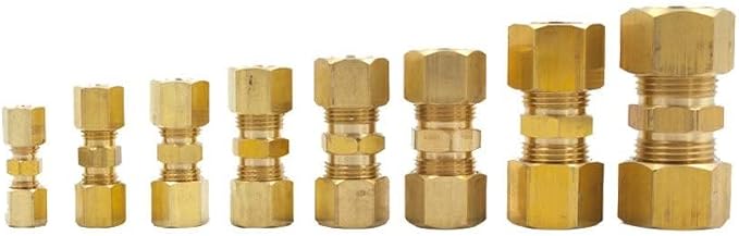 Brass Compression Tube Fitting, 5/16" OD x 5/16" OD - Image 6