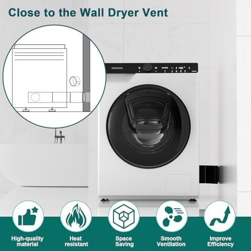 Upgraded UD48S 4" Telescoping Dryer Vent Kit, 17.7-29.5" Stainless Steel - Image 5