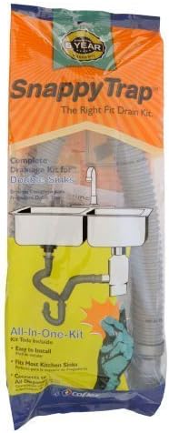 Snappy Trap Double Bowl Kitchen Sink Drain Kit, 1-1/2" - Image 6