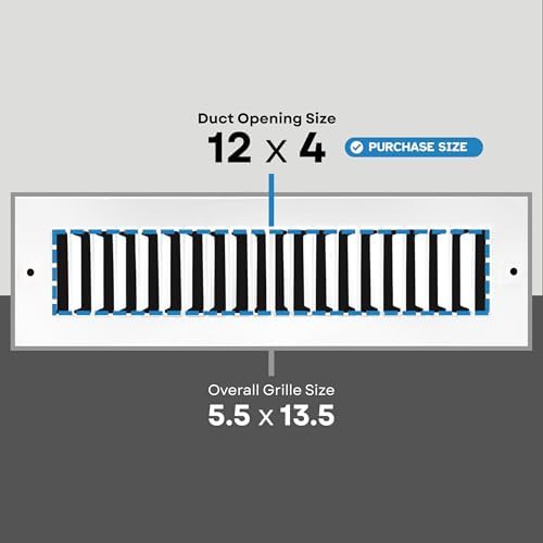 4x12 Return Air Vent Cover Grille - Image 2