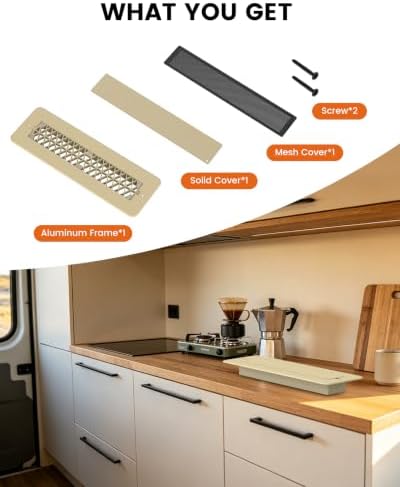 Aluminum 2x10 RV Floor Vent Cover - Image 7