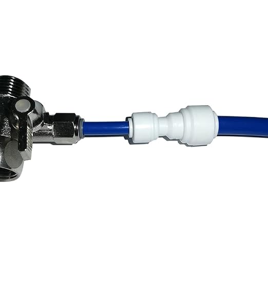 Malida 1/4inch Tube to 3/8inch Tube push fit straight quick connect - Image 3