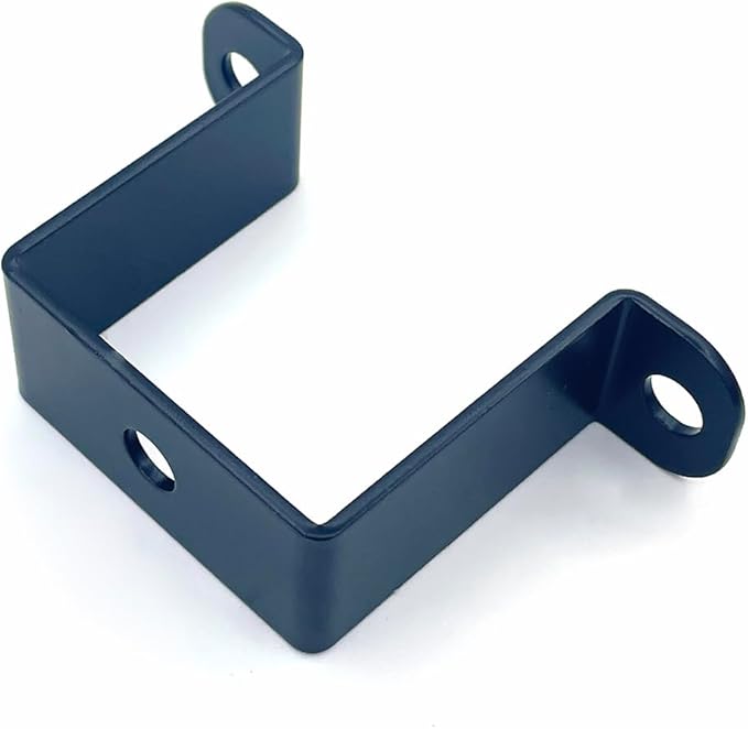 6 PCS 2x2" Square Pipe Tube Strap Clamps, 2 inch metal u shaped bracket - Image 3