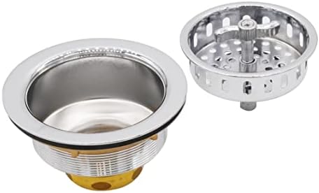 Westbrass CO2195-26 COMBO PACK 3-1/2" Wing Nut Twist Style Large Kitchen Sink - Image 4