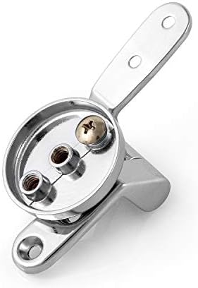 QWORK® Toilet Seat Hinge, Replacement Toilet Hinges Stainless Steel, 1 Pairs - Image 2