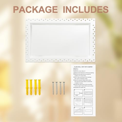 Flush Wall Vent Cover 8x14 Inch - Image 4