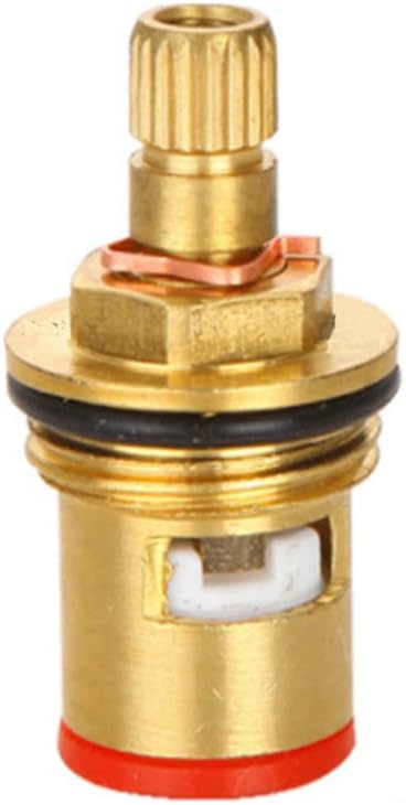 Faucet Ceramic Stem Cartridge Valve, G1/2" Brass Tap Ceramic Disc Cartridge by TOOLSTAR