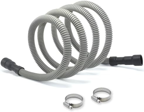 TTFLEX 12 FT Dishwasher Drain Hose, Flexible Dishwasher Discharge Hose by TTFLEX