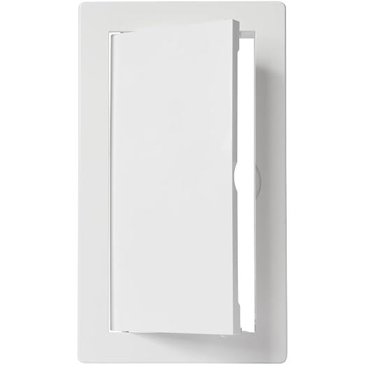 4" x 8" White Plastic Access Panel. Service Shaft Door Panel. Plumbing - Image 6