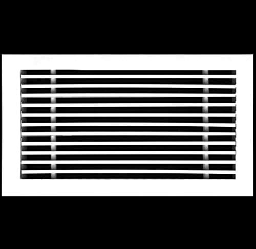 HVAC Premium 16"W X 6"H Linear Aluminum Clip-On Bar Return Air Grille - Image 2