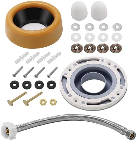 Premium Toilet Flange Repair Kit, ABS Flange Repair Kit by HOME