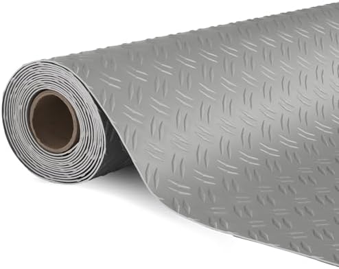 Bonnlo 7.5 X 20 FT Garage Floor Mat, Thickened Double Diamond Plate Garage by Bonnlo