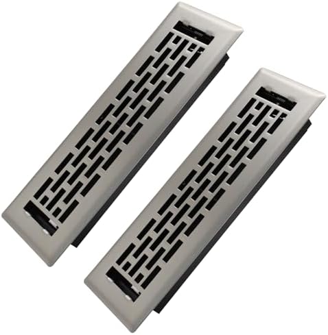 Howeall 2x10 Inches 2 Pack Heavy Duty Walkable Floor Register by Howeall