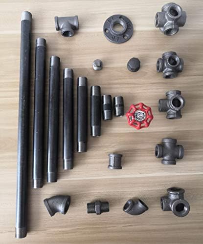 GeilSpace 10 Pack Floor Flange, Malleable Iron Pipe Fittings - Image 4