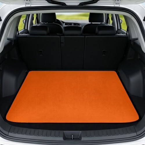 ELEQIN Orange Car Trunk Mat Cargo Liner by ELEQIN