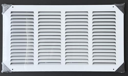 Fits 16x8 Duct Opening Stamped Steel Return Air Grille Vent Cover Grille - Image 3