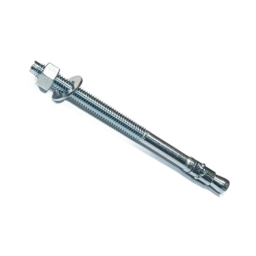MIGHTY FASTENERS Zinc-Plated Steel Wedge Anchors, 1/2" X 7" by We%E2%80%99reFastenedtoYourNeeds