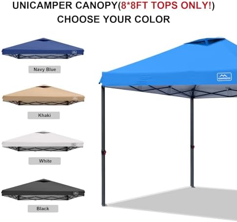 8x8 Replacement Top Pop Up Canopy Tent Cover Roof - Image 4