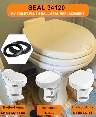 RV Toilet Seal Kit Replacement for Thetford Toilet Parts - Image 2