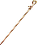 Portable Ground Rod, Oval-eye Grounding Bar by MOKIKUBA