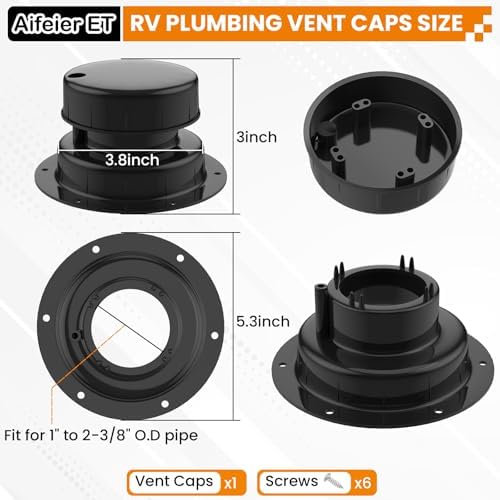 Aifeier ET 1 Pcs RV Plumbing Vent Caps - Image 2