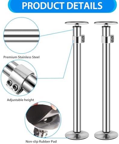 Undermount Sink Brackets for Kitchen, Stainless Steel Undermount Sink Support - Image 4