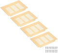 uxcell Air Vents Cover, Rectangle Louvered Ventilation Grille by uxcell