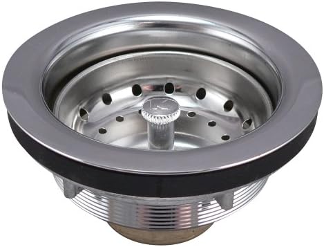 Plumb Pak PP5435 Strainer with Stainless Steel Post Basket, Polished Chrome by Plumb+Pak