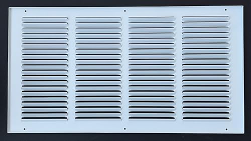 Fits 20x10 Duct Opening Stamped Steel Return Air Grille Vent Cover Grille - Image 3
