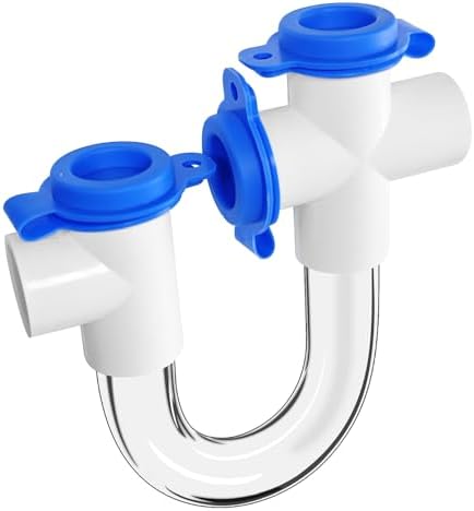 3/4 Clear PVC U Trap Pipe Fitting Connector - Image 3