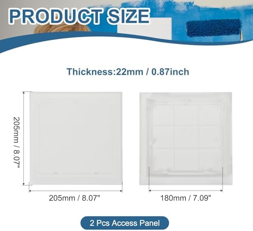 PATIKIL 7x7 Inch Removable Hinged Access Panel - Image 2