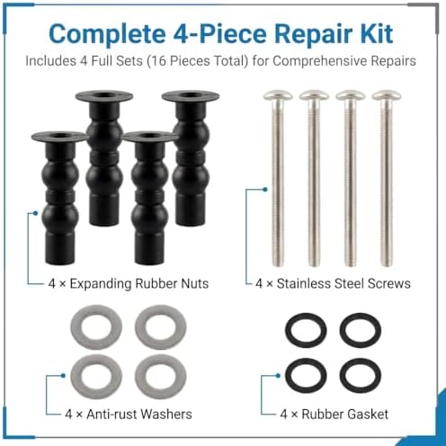 Universal Toilet Seat Bolts Replacement - Image 3