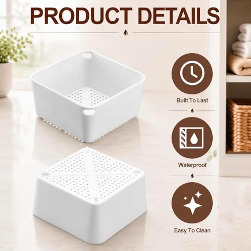 Tuanse 2 Pcs 6.5 X 6.5 X 6.5 Inch Commercial Floor Drain Strainer - Image 3