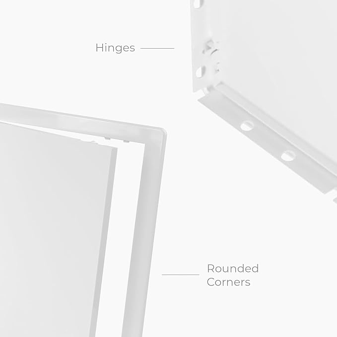 4x8 Inch White Access Panel for Drywall – ABS Plastic Square Wall, Ceiling - Image 5