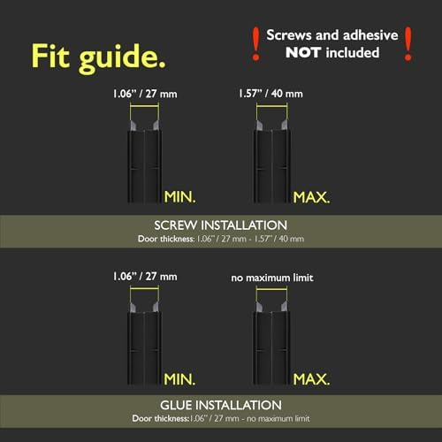 17.7 x 3.6 Inch Door Vent Cover – Two-Sided Black Plastic Vent Cover - Image 3