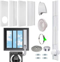Dryer Window Vent Kit for 4 Inch Ducting, Window Dryer Vent Kit 17-61" by Estoder